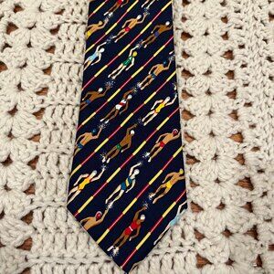 Alynn Neckwear Swimmers' Relay by Eric Holch 100% Silk Neck Tie